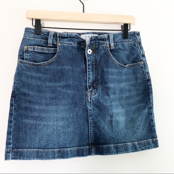 Free People Dresses & Skirts - We The Free Jean Mini Skirt Size 29